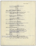 Moe Howard's 11pp. Script for ''The New Three Stooges'' Episode ''Goldibear and the Three Stooges'', Circa 1965 -- Annotated by Moe With His Signatures -- 8.5'' x 11'' Loose Pages, Near Fine